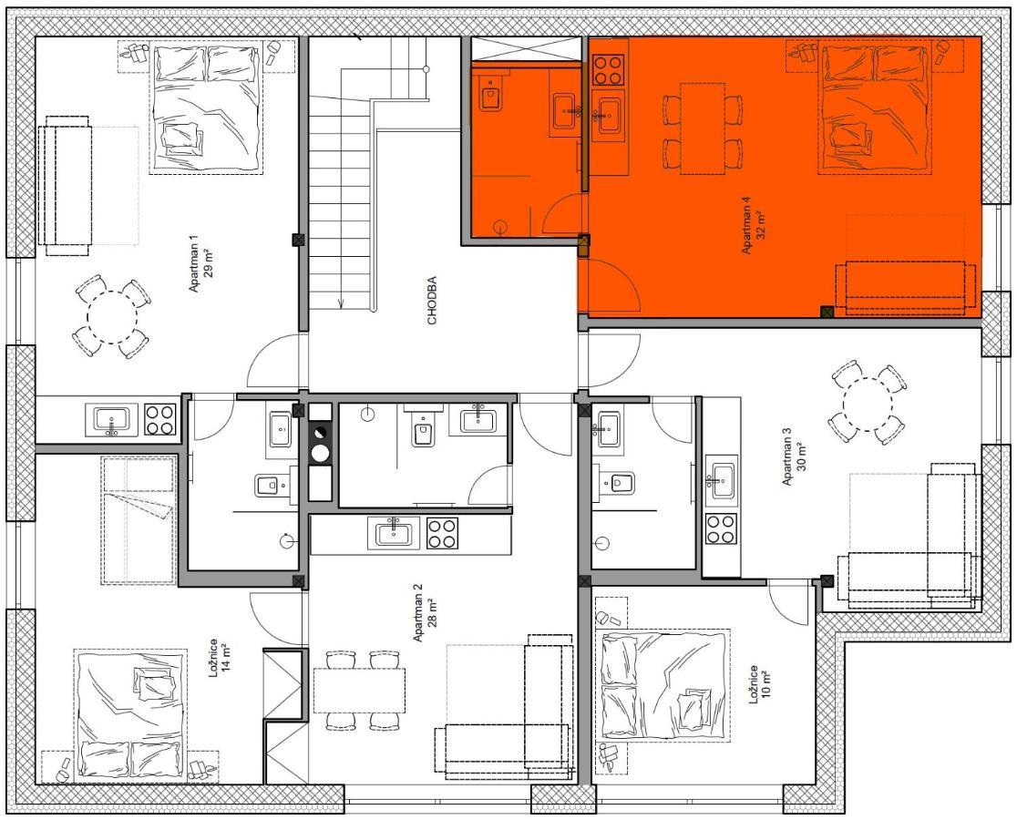 Apartmány Hacienda Boží Dar Exterior foto