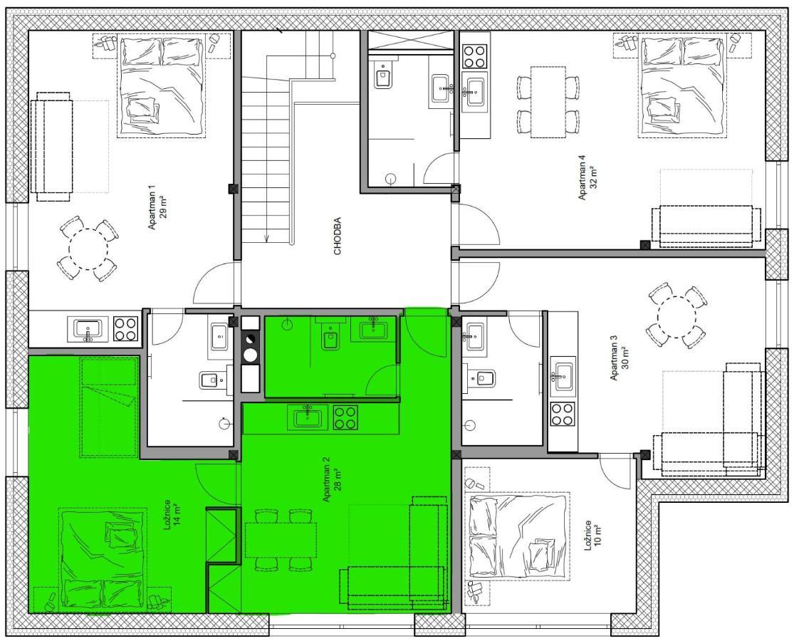 Apartmány Hacienda Boží Dar Exterior foto