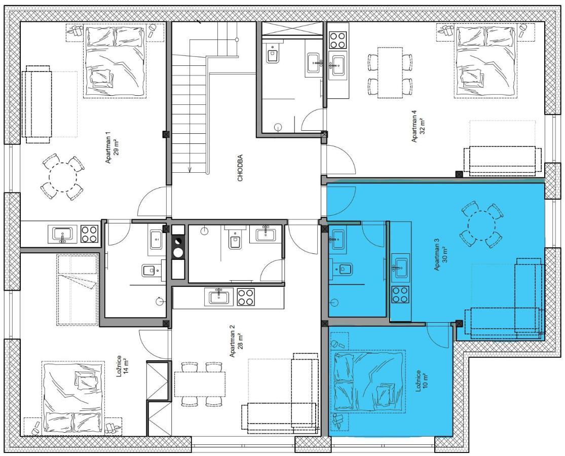 Apartmány Hacienda Boží Dar Exterior foto